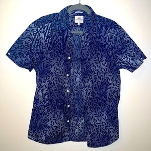 Ben Sherman Flower Print Short Sleeve Shirt